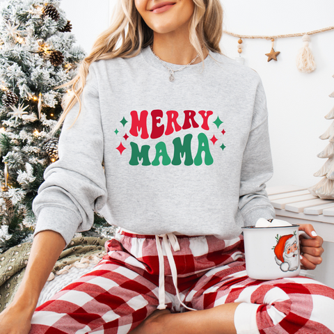 Merry Mama Crewneck Sweatshirt