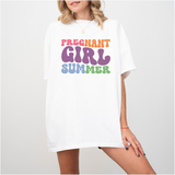 Pregnant Girl Summer T-shirt